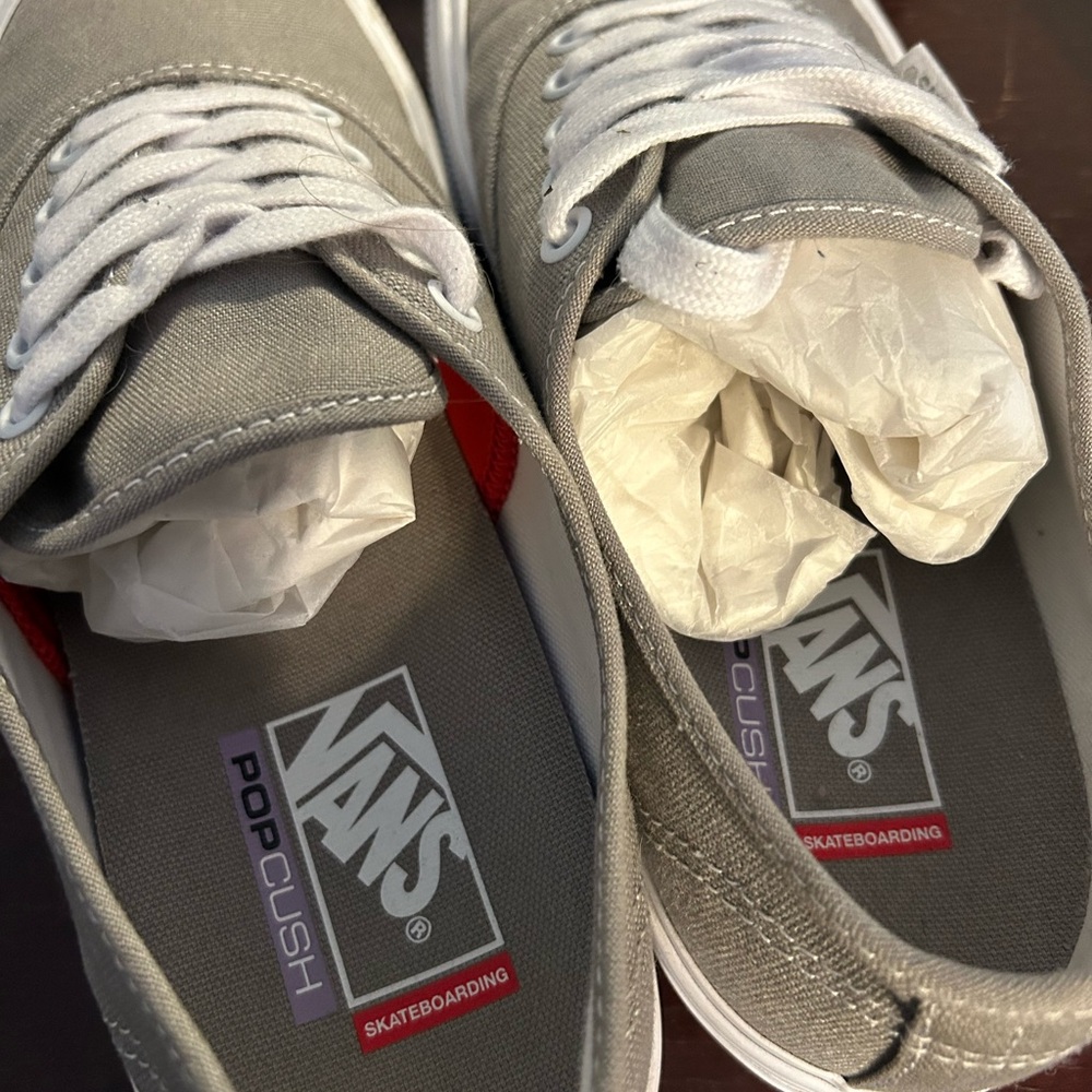 Vans Skate Authentic Gray Sneakers - Picture 4 of 6